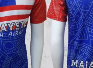 MBS Size M - XL Men Jersey Malaysia Collar Short Sleeve T-Shirt Sport Wear Baju Sukan Jersey Malaysia