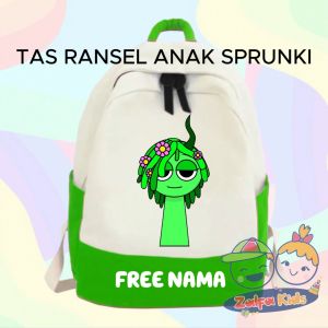 Tas Sekolah Anak Incredibox Sprunki Tas Rasel Anak Gratis Cetak Nama