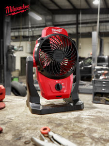 Milwaukee Rechargeable Fan Outdoor Wall-Mounted 360 Degree Rotation 12V Rotatable Wind Direction Electric Tool Hardware