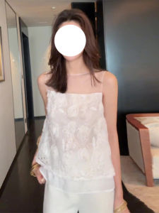 Áo Ba Lỗ Không Tay Kiểu Pháp Dành Cho Nữ Mùa Hè 2025 Mới Áo Vest Lưới Ghép Nối Hoa Hồng Nhỏ Phong Cách Nước Hoa Áo Vest Thường