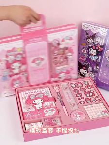 Sanrio Handbook Melody Stationery Set kulomi Handbook Gift Box Children Girls Primary School Students Gifts