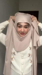 Fahira Pashmina Inner Leher Oval Jersey Premium / Pasmina Nutup Leher Oval Jersey / Pasmina Mleyot Inner Leher