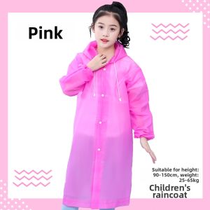 SUNSHINEWORLD | Custom Logo Disposable Thick Transparent Raincoat for Kids Portable