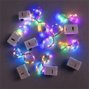 4PC/10PC/40PC LED2M20LED Fairy Battery Powered String Lightexcluding batteryUsed for WeddingPartyBedroomBouquet Decoration
