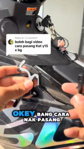 CLIP COVERSET Y15ZR LC135 V8 COVERSET KLIP PEMEGANG COVERSET ACCESSOIRES MOTOR SKRU COVERSET RIVET