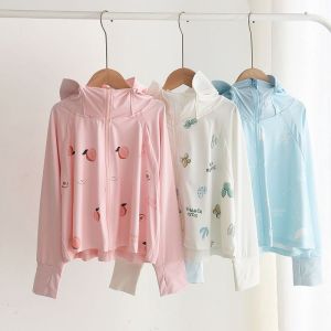 HUIESON เสื้อมีฮู้ดกันแดดกันรังสียูวีสำหรับเด็กกลางแจ้ง