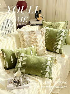 YOULI | Elegant Simple Green Pillow Cover