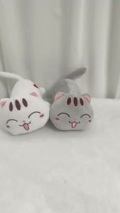 Kawaii Cat plush Toy Soft and Cute Smiling Cat Toy Caring Cat Gifts for Friends and Pet Enthusiasts Valentines Day Gifts