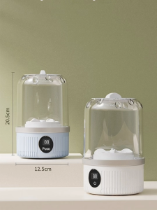 2025 Upgraded Portable Mini Washing Machine Cordless Rechargeable Ultrasonic Washer Cup for Socks Baby Clothes