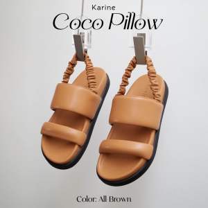 KARINE รองเท้ารุ่นใหม่ Coco Pillow - รัดส้น สายหย่นยืดได้