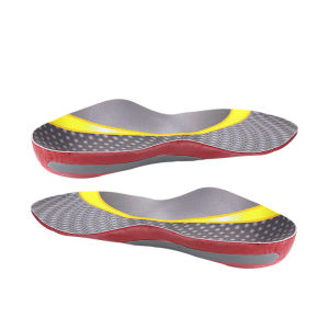 SRIEI 1Pair Orthopedic Insole X/O Leg Correction Cuttable High Elastic Cushion Flatfoot Arch Support Sports