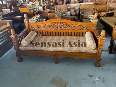 Daybed Kayu Jati SoFa Bed Jati Teak Wood Daybed