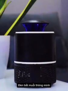 Đèn Bắt Muỗi  Bẫy Côn Trùng Hình Trụ 3D Sử Dụng Công Nghệ Cao - Máy Bắt Muỗi  Đuôi Con Trùng Kiêm Đèn Ngủ Chống Lóa Mắt Kèm Sac Cổng USB Thông Minh
