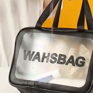 Travel Pouch Transparent Storage Bag Korean Popular Wash Bag Make Up Beauty Organizer Waterproof Bag