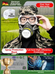 TAODUN | Toxic-Proof No-Fog Full Face Protection Transparent High-Clarity Dustproof Mask
