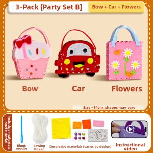 YUGUANG | Girls DIY Non-woven Fabric Bag Making Kit