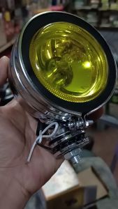 Fog Lamp Universal 24 VOLTS OFF ROAD LAMP Halogen color YELLOW H3 PER PIECE 24 volts 4" stainless back cover per piece