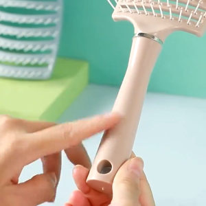 Curved  Hollow Styling Hair Comb Scalp Massage Styling Comb Wet Fluffy Curly Hair Comb High Top Sikat Rambut Sikat Lengkung Volum Besar Gaya 大弯蓬松梳子