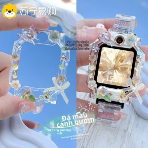 Ốp Lưng Bảo Vệ Cho Đồng Hồ Đeo Tay Trẻ Em Z11 Z10 Z9 Z8 Z7 D2 D2A Q1A Q2A Z6Pro Z1S D3 Vỏ Bảo Vệ Họa Tiết Hoa Tươi