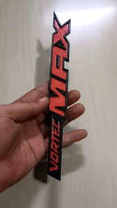 Logo emblem 3D timbul Ukuran Besar