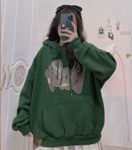 Áo hoodie BABY trẻ trung KUDOSHOP Áo nỉ nam nữ dài tay thiết kế form rộng có mũ phong cách Hàn quốc