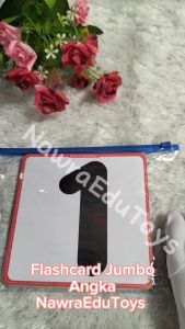 Flashcard JUMBO ANGKA: Kartu Pintar Belajar Angka Jumbo