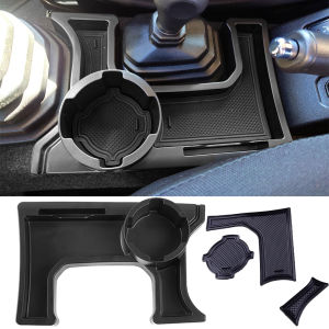 Hộp Đựng Đồ Cần Số Xe Suzuki Jimny JB64 JB74 2019-2025 MT Màu Đen Chất Liệu ABS+cao Su Khay Đựng Đồ Phụ Kiện Sắp Xếp Gọn Gàng Khu Vực Điều Khiển Trung Tâm