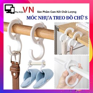 Móc Gài Chữ S - Móc Treo Quần Áo Vật Dụng Đa Năng Chống Rơi Hình Số 9 Bằng Nhựa Chắc Chắn Tiện Ích Cao Cấp - Móc Du Lịch Kẹp Quần Áo