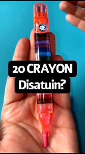 Crayon 20 Warna Pensil Warna Anak Ala Tulis Sekolah Menggambar Mewarnai Grafiti