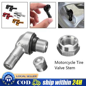 Motorcycle Valve Rim 90 Degree Angle Motorcycle Aluminum Alloy Wheel Tire Tubeless Valve Stems for Rim Wheel Parts
