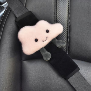 Korean Cute Female Car Interior Safety Belt Shoulder Pad Four Seasons Car Shoulder Pad Decorative Cartoon Safety Belt Cover