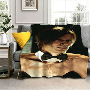 Bandai | Cute Muscle Man L-Leon K-Kennedys Muscle Flannel Blanket Soft Throw Blanket Art For Home Decor Bedroom Bed Sofa Picnic Fans Gift