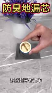 Durable Brass Alloy Floor Drain Core Anti Odor Backflow Prevention Rustproof For Home Bathroom Kitchen Use