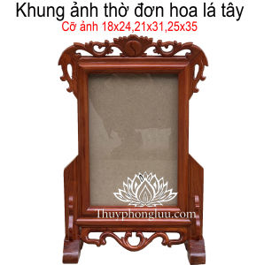 Khung ảnh hoa lá tây nềnkhung hình thờ nền đơn cỡ ảnh 21x31 và 25x35