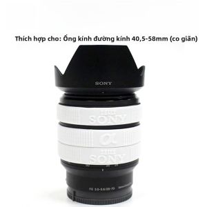 Ống Bảo Vệ Kính Sony Nillkin Vỏ Bảo Vệ Ống Kính Máy Ảnh Micro Single Rubber Ring Zoom 16-50 28-70 24-105mm A6700 A7R3 M4 R5 A3 M3 M2 A7C A6400 ZV-E10