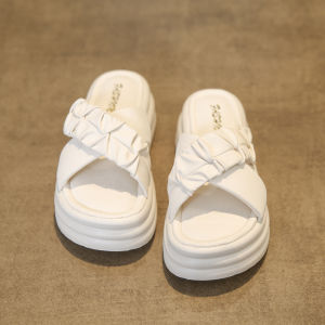 Women Slippers Fashion Sandals Thick Shoes Beach EVA Platform Slides Summer Outdoor Non Slip Orginal High Quality Bedroom Home