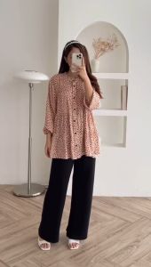 Atasan Babydoll Kemeja: Bahan Katun Berkualitas & Desain Klasik