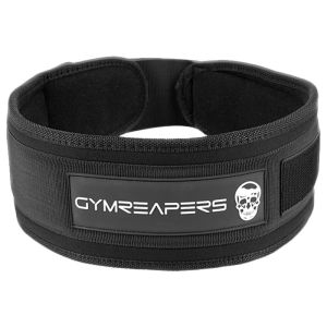 GR Skull Squat Hard Pull Mens Sports Weightlifting Training Fitness Belt Nylon Strength Lift Waist Support Gear Waist Girdle Women