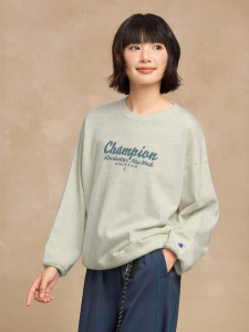 Champion | Round Neck Logo Print Casual Hoodie