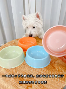 Large Diameter Dog Cat Bowl Anti-Flip Pet Food Bowl Water Bowl Puppy Kibble Feeder Planet Pet Supplies Universal Pet Products