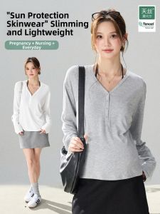 Mom Jane | Maternity Nursing Cover-Up Top Summer Light & Sun Protection