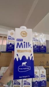 Sữa tươi tiệt trùng AU KingCare nguyên kem không đường 1L - Sữa Úc nguyên chất 100% hàm lượng béo cao 3.3% nhập khẩu chính hãng.
