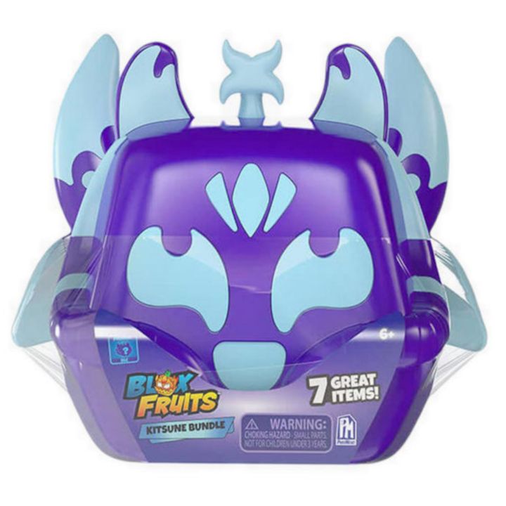 Blox fruits kitsune bundle set plush figure with DLC code original