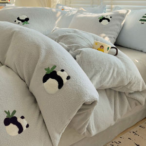 Kiss Dear | Thick Double-sided Fleece Bed Set