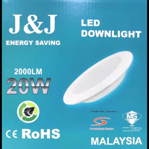 [SIRIM] LED Downlight Round 18W / 20W 6” Lampu Siling Rumah Recessed Downlight Panel Celling Super Bright Downlight 6500K