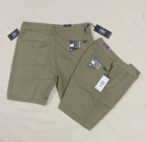 Celana Chino pendek branded di atas lutut full tag full asesoris Bigsize 35-40