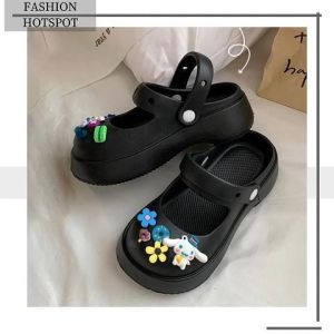 LKfashion มาแรง2024 รองเท้าแตะแบบสวมพื้นนิ่ม รุ่นนี้ดีเทลรองเท้าสวยละมุนมาก สีสันน่ารักโดนใจ มีให้เลือก 4สีพาสเทลแบบจึ้งๆ แถมฟรีตัวติดการ์ตูนสุดเก๋ ใครใส่ก็ปังไม่ไหว แมทช์ได้ทุกชุดเลยนะแก ไม่ซื้อไหวหรอ