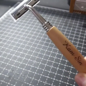 Engraved Personalized Wooden Shaver – Unique & Timeless Gift