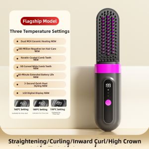 Amoi | Negative Ion Hair Protecting Volumizing Electric Comb
