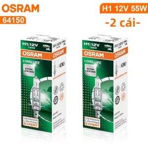 Osram | OSRAM 10 Chiếc H1 12V 55W Bóng Đèn Pha Halogen P14.5s Đèn Tiêu Chuẩn Xe Ô Tô Đèn Tự Động 3200K Tuổi Thọ Cao Chất Lượng OEM